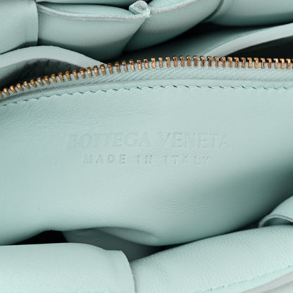 Bottega Veneta Lambskin Maxi Intreccio Padded Chain Cassette Crossbody Bag Spearmint 6 of 10