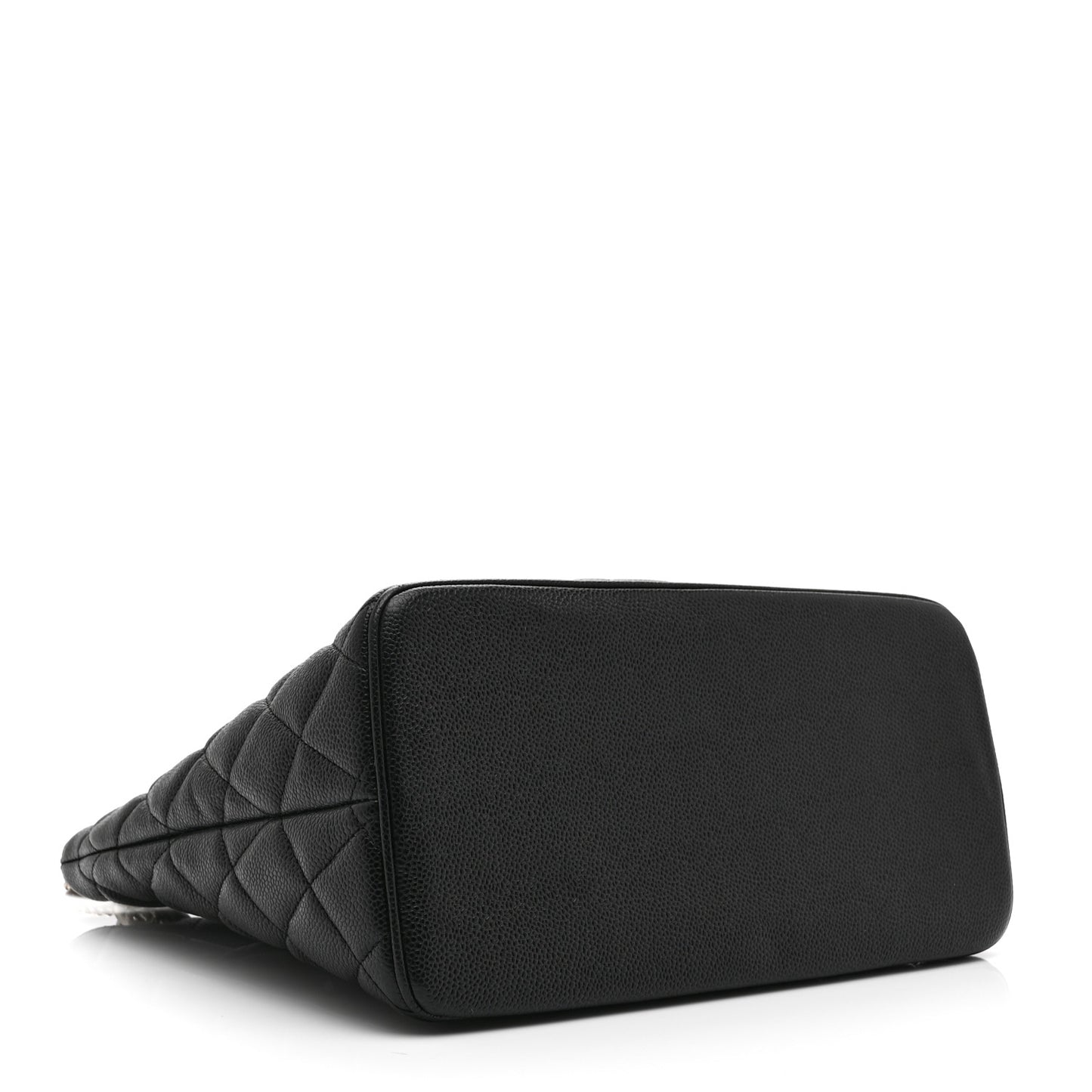 Caviar Quilted Medallion Tote Black