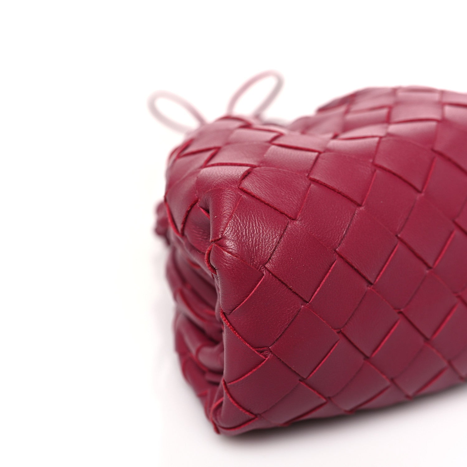 Bottega Veneta Nappa Intrecciato The Mini Pouch Amaranto 8 of 9