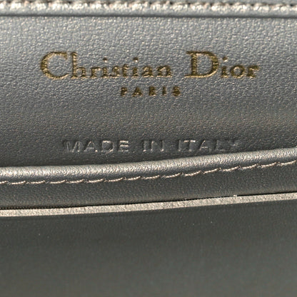 Christian Dior Metallic Grained Calfskin Baby Diorama Flap Bag Champagne 5 of 8