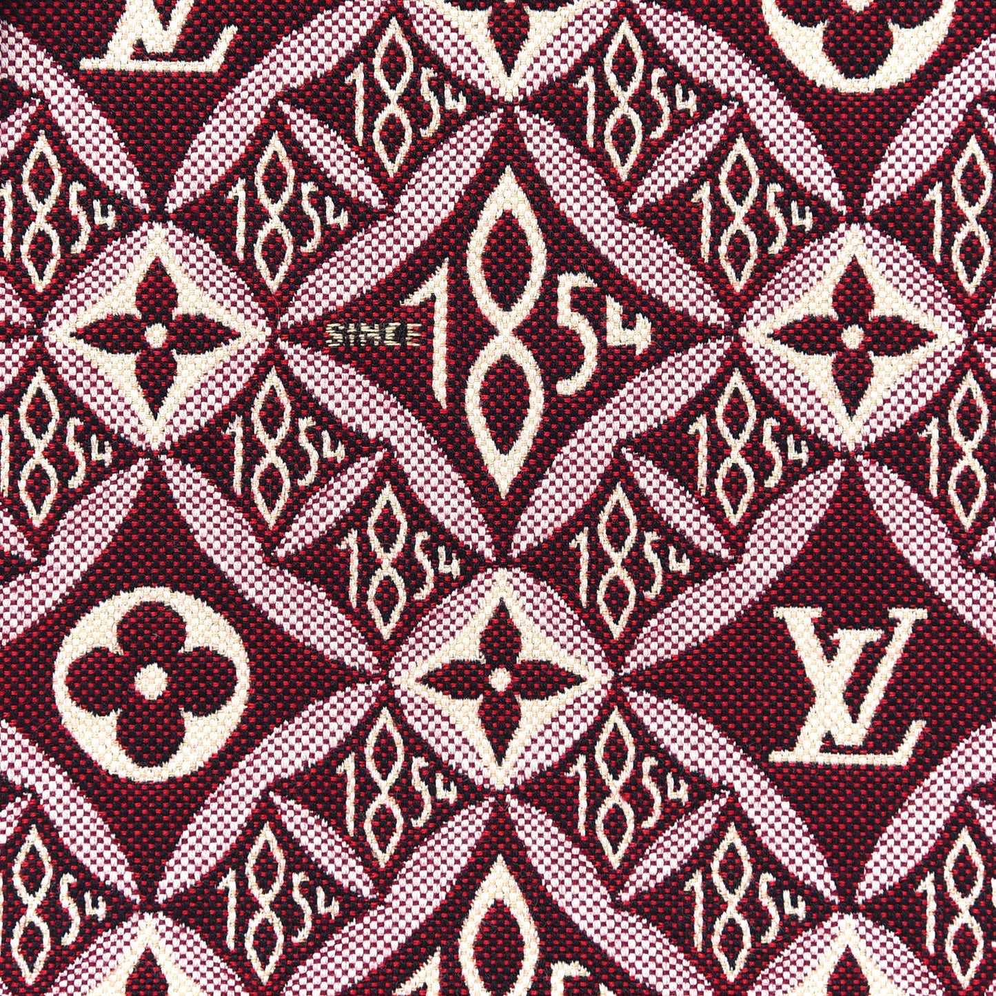 Jacquard Since 1854 Petit Sac Plat Bordeaux