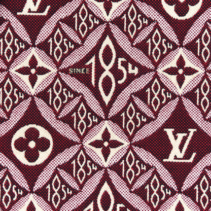Louis Vuitton Jacquard Since 1854 Petit Sac Plat Bordeaux 6 of 10