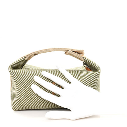 Hermes Wool Small Bride-A-Brac H Natte Pouch Vert Foret 2 of 6