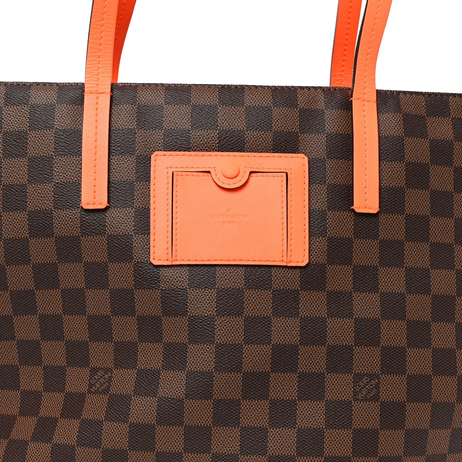 Louis Vuitton Damier Ebene Cabas Orange 7 of 9