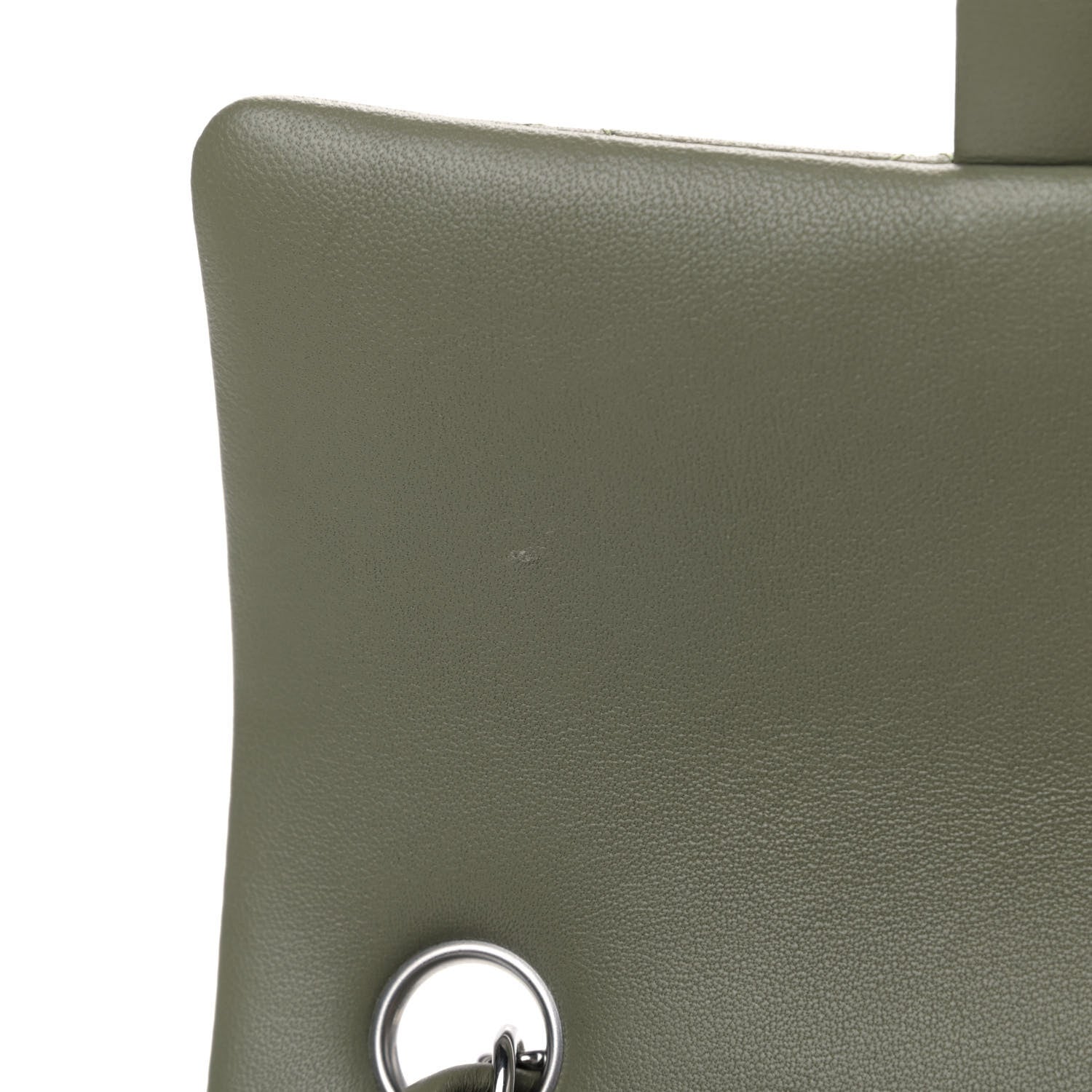 Chanel Lambskin Quilted Mini Rectangular Flap Green 5 of 6