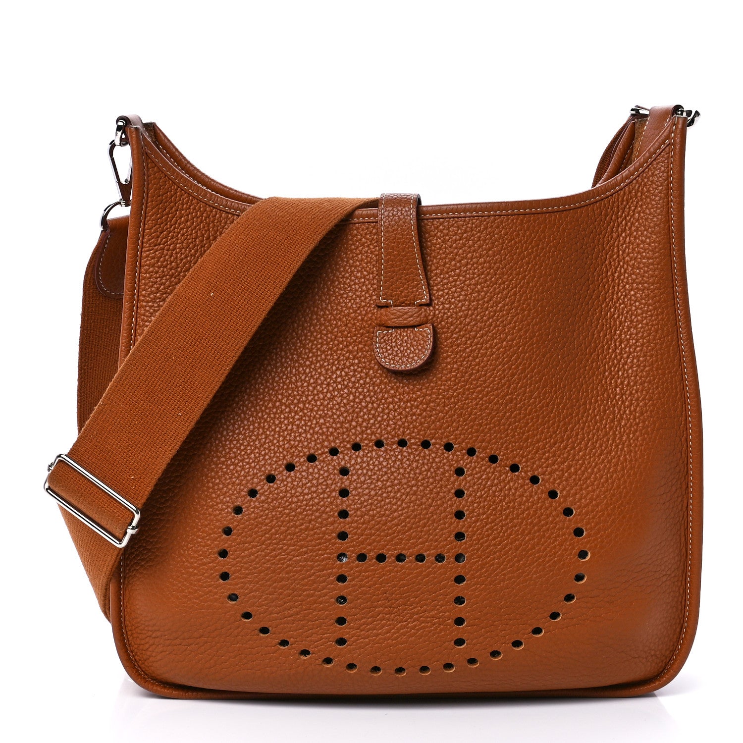 Hermes Taurillon Clemence Evelyne III GM Gold 1 of 13