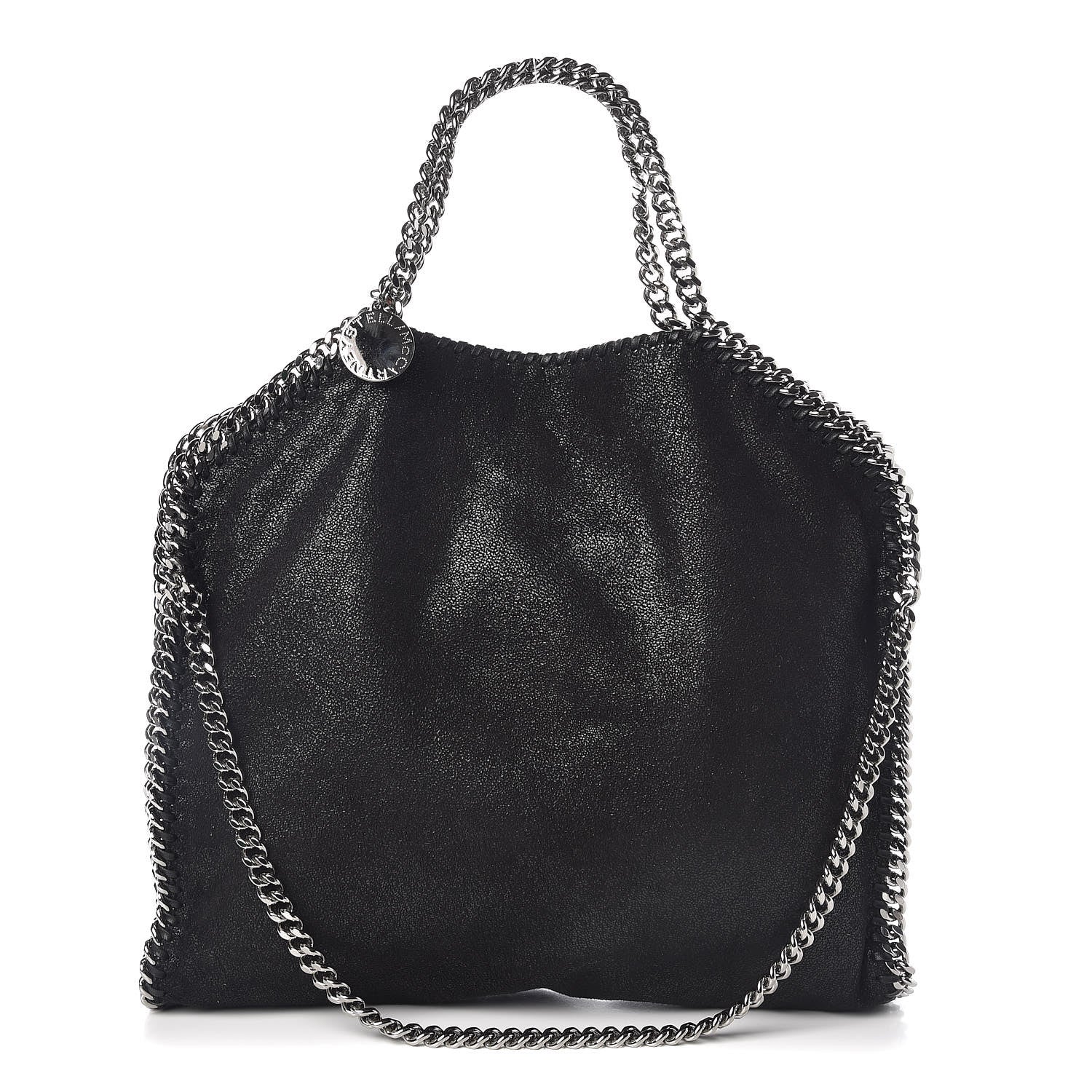 Stella McCartney Shaggy Deer Falabella Fold Over Tote Black 1 of 8