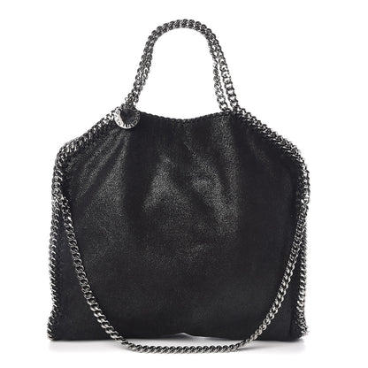 Stella McCartney Shaggy Deer Falabella Fold Over Tote Black 1 of 8