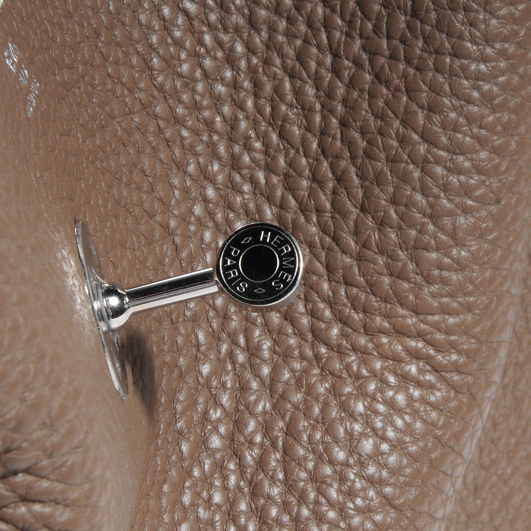 Hermes Taurillon Clemence Lindy 34 Etoupe 7 of 10