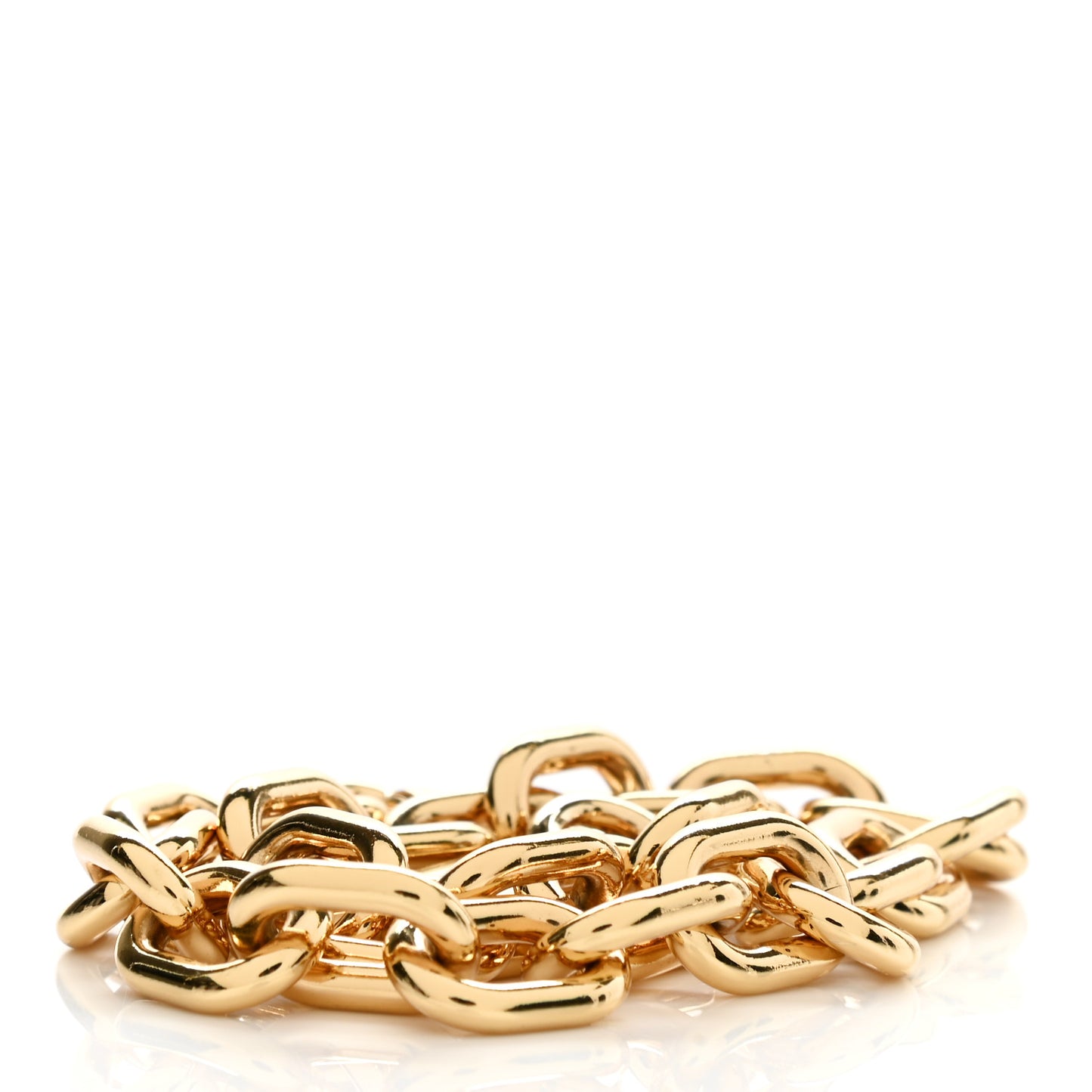 Metal Pochette Coussin Chain Strap Gold