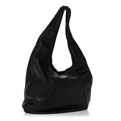 Bottega Veneta Cervo Deerskin Large Hobo Black 3 of 19