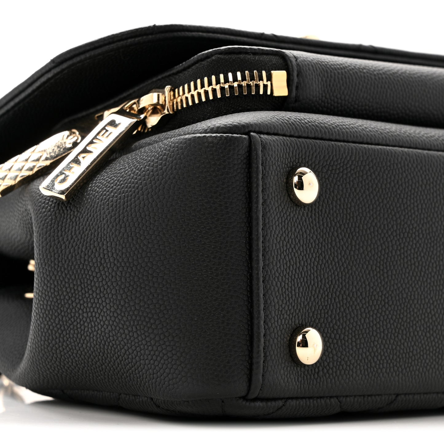 Caviar Quilted Small Business Affinity Flap Black