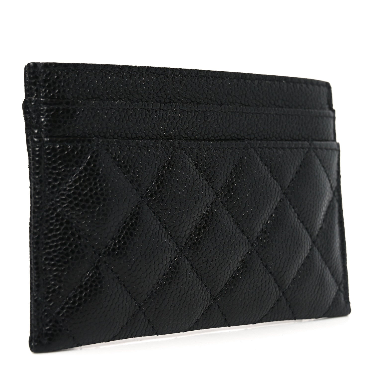 Chanel Caviar Quilted Boy Card Holder Black 3 of 8