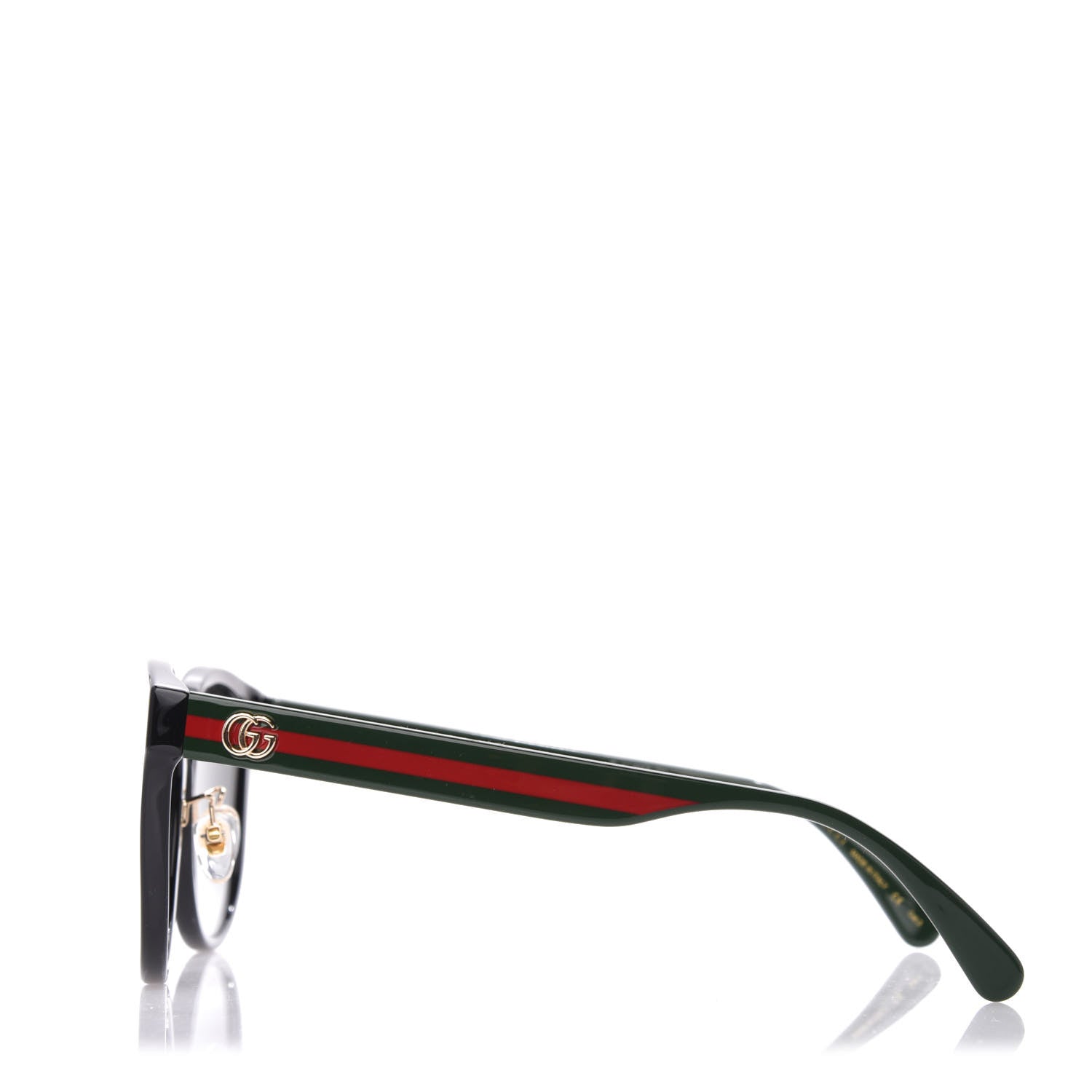 Gucci Acetate GG Web Round Eye Sunglasses GG0854SK Black 3 of 8