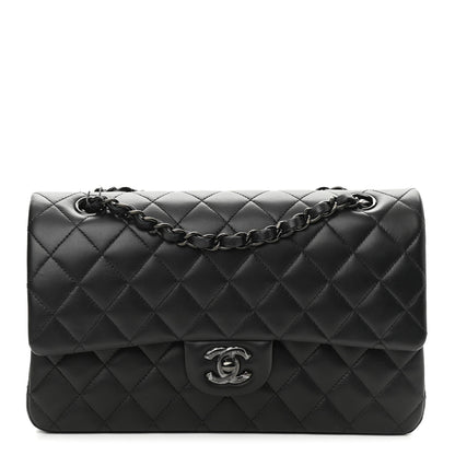 Chanel Lambskin Quilted Medium Double Flap So Black 1 of 10