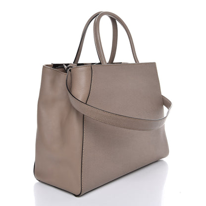 Fendi Vitello Elite Regular 2Jours Tote Tortora 4 of 9