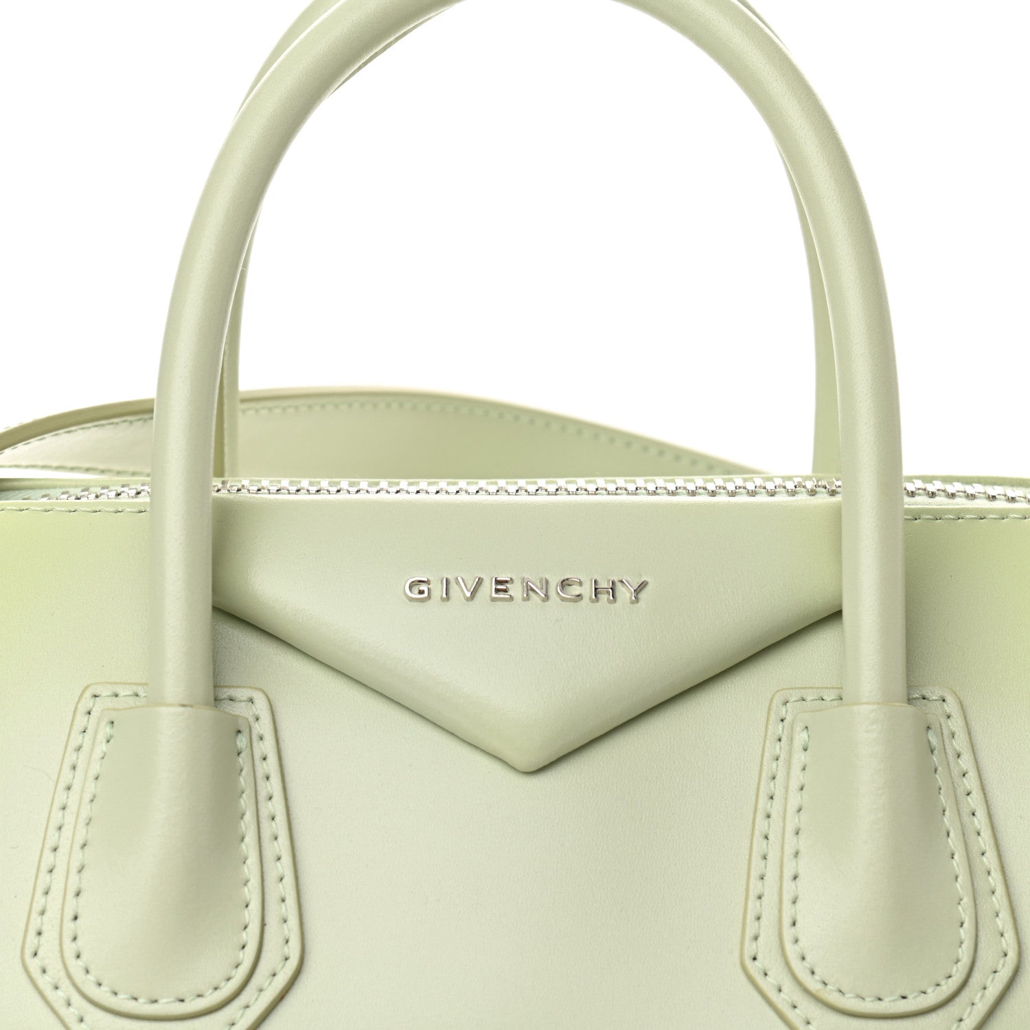 Givenchy Shiny Lord Calfskin Medium Antigona Aqua Green 8 of 11