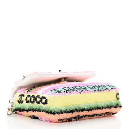 Chanel Sequin COCO Clutch With Chain Multicolor 4 of 12
