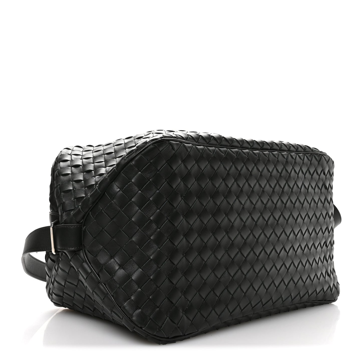 Nappa Intrecciato Duffle Bag Dark Green