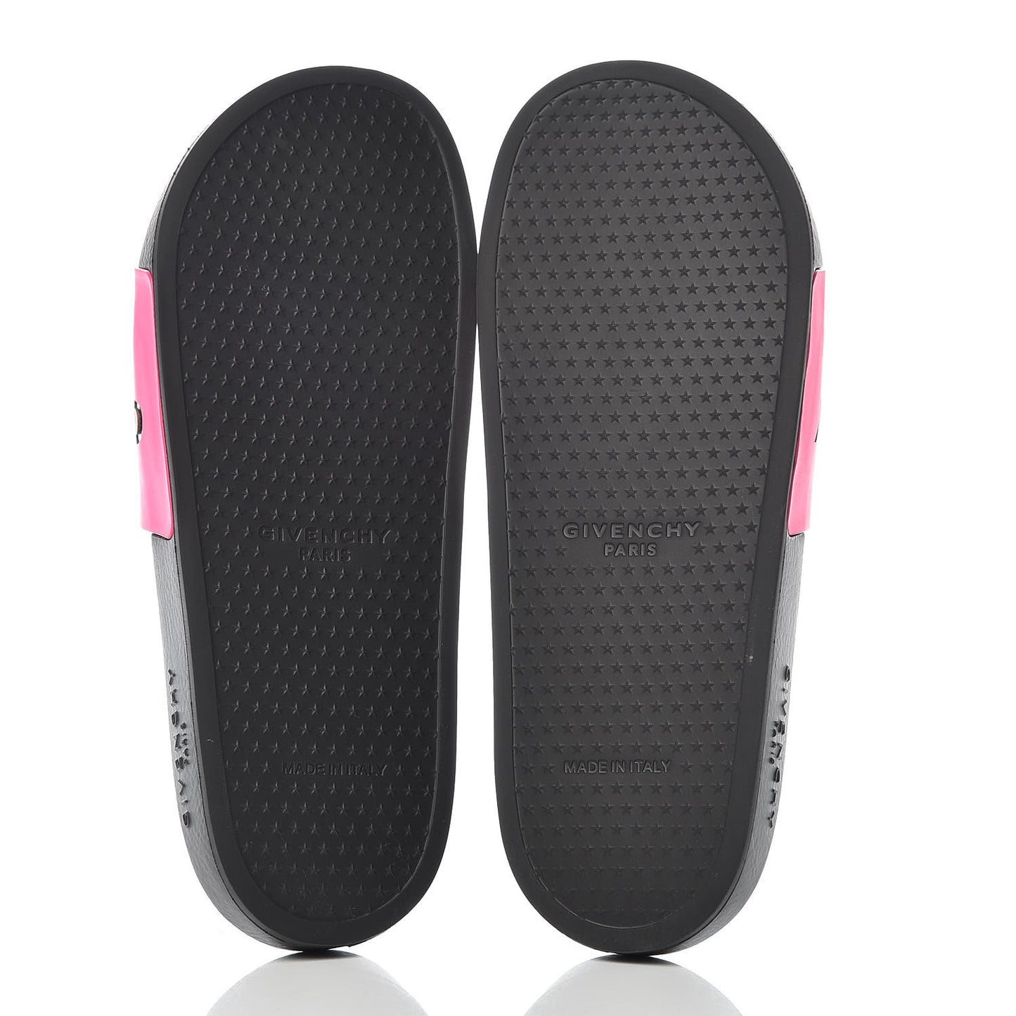 Calfskin Logo Womens Pool Slide Sandals 41 Rose Black