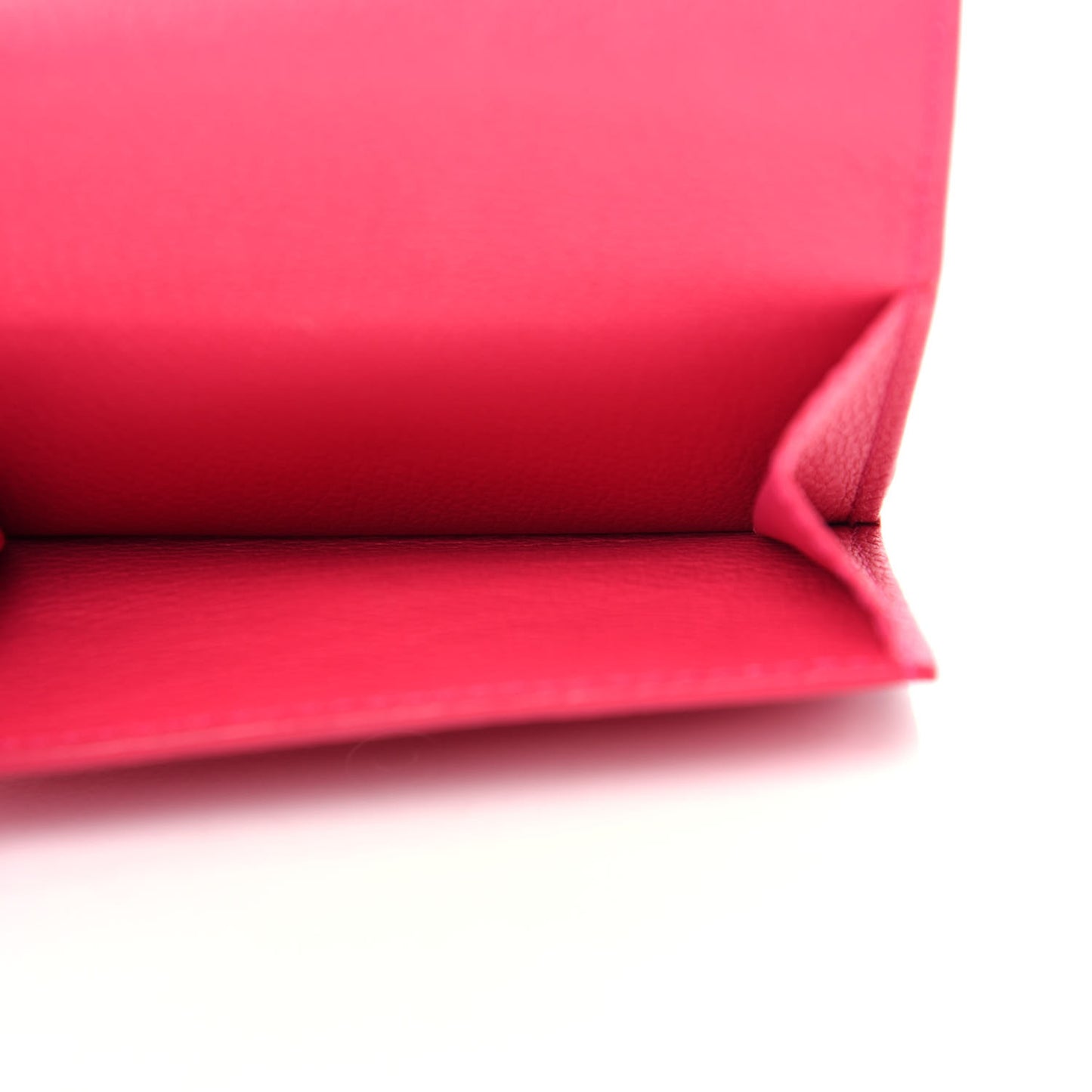 Calfskin Lockmini Wallet Hot Pink