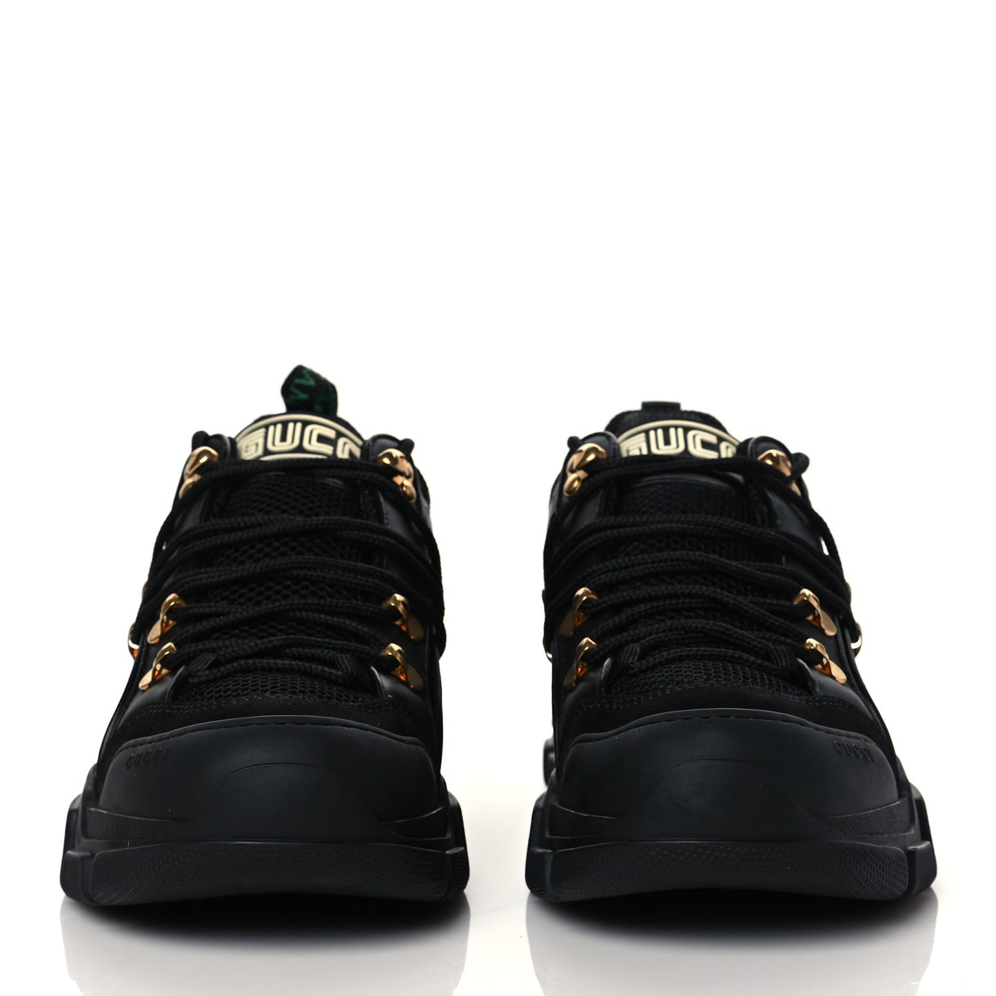 X SEGA Mesh Suede Calfskin Mens Flashtrek Sneakers 6 Black
