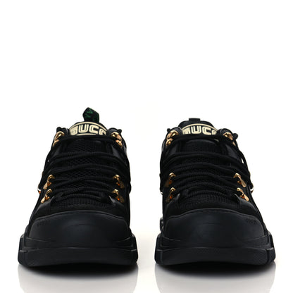 Gucci X SEGA Mesh Suede Calfskin Mens Flashtrek Sneakers 6 Black 2 of 8