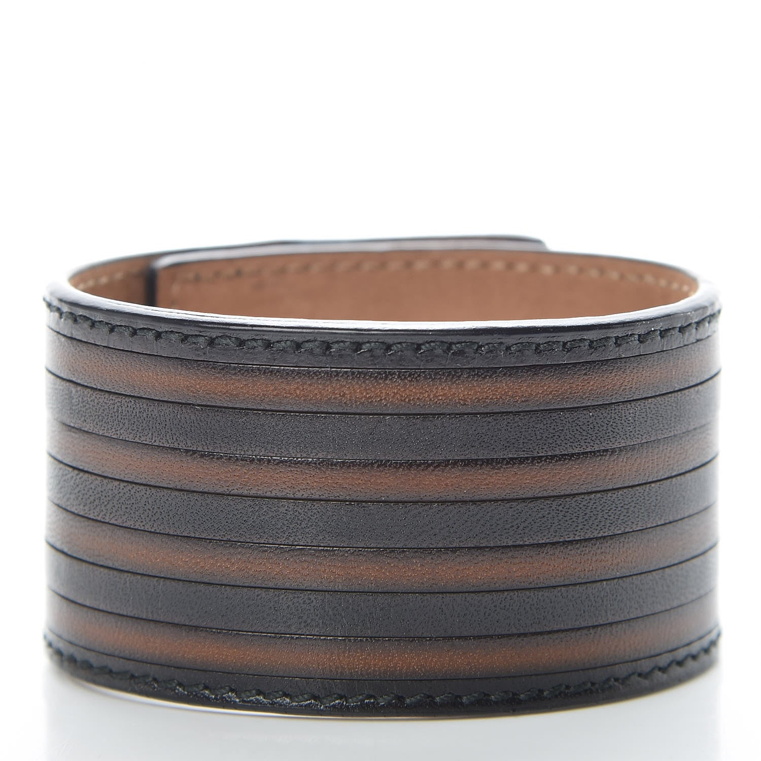 Fendi Nappa Goldmine Cuff Tobacco Black 3 of 5