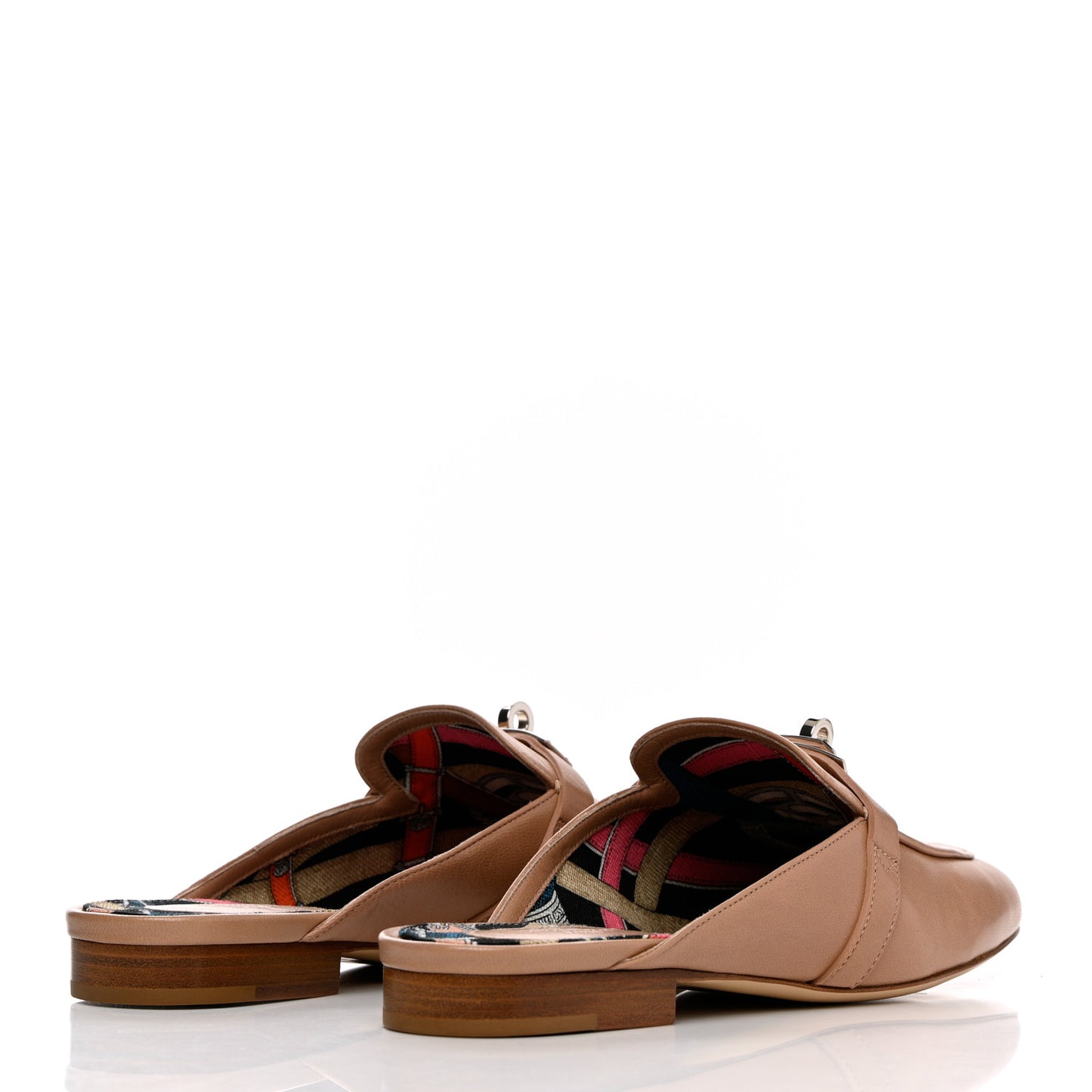 Calfskin Oz Mules 37 Beige Sarrazin