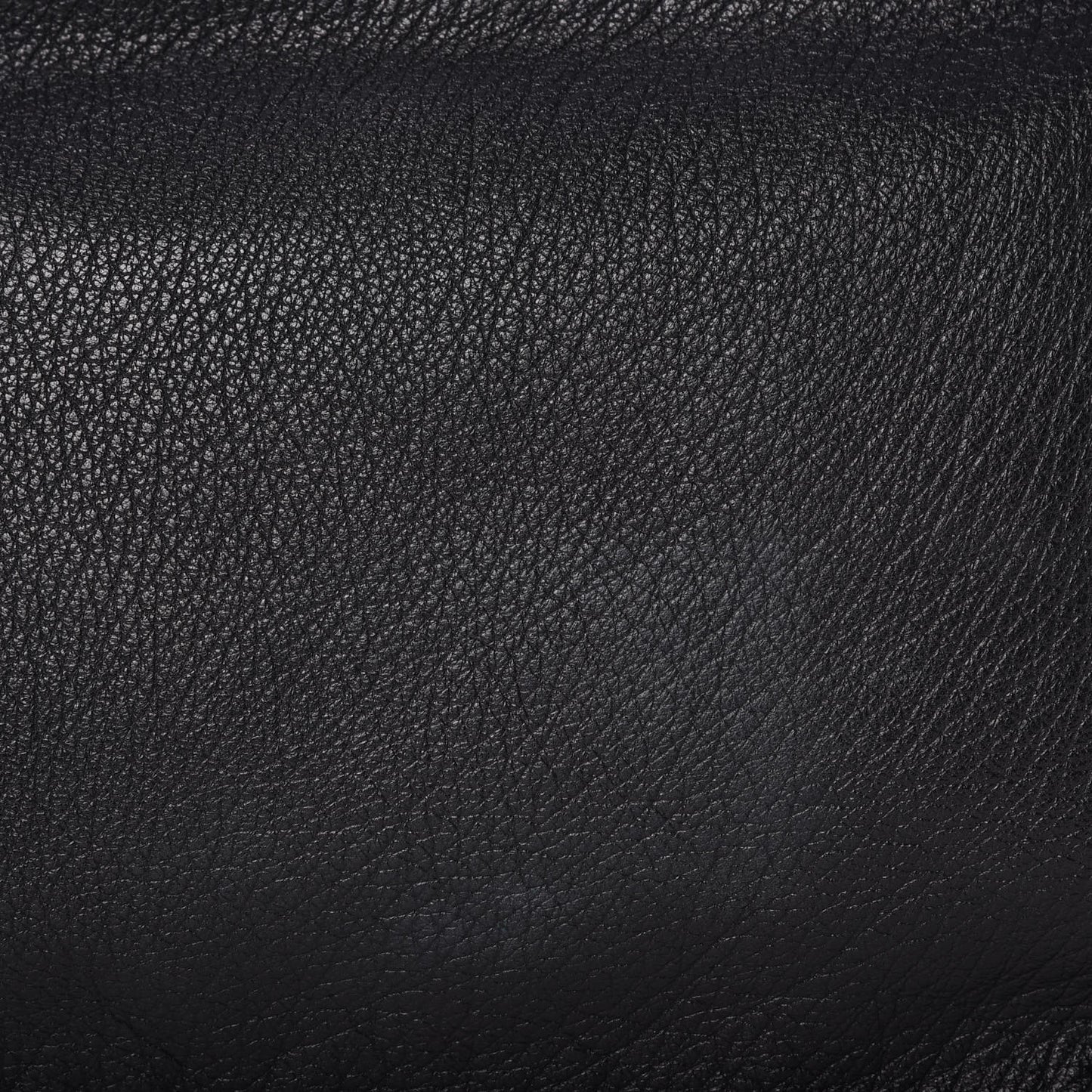 MCQ by Calfskin Zipped Pouch Black