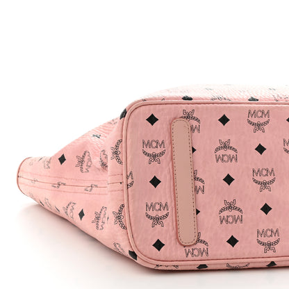 MCM Visetos Medium Project Reversible Shopper Tote Soft Pink 9 of 12