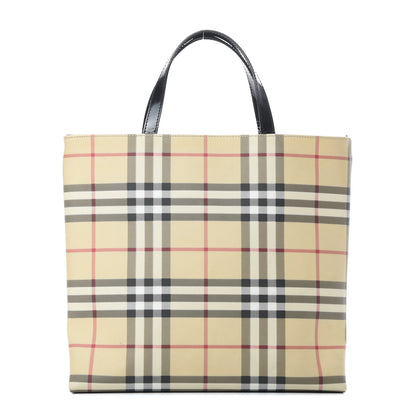 Burberry House Check Medium Tote Black 1 of 12