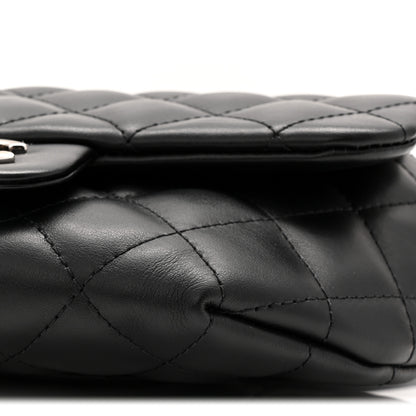 Chanel Calfskin Quilted CC Uniform Flap Belt Bag Black 10 of 10