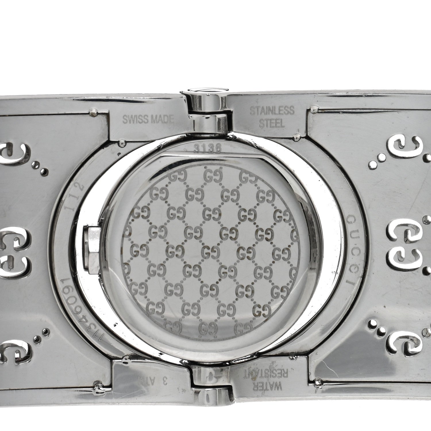 Gucci Stainless Steel 23mm Twirl Quartz Watch Brown 4 of 5