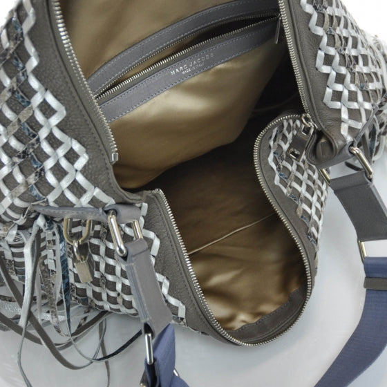 Marc Jacobs Woven Leather Boho Fringe Hobo 7 of 7