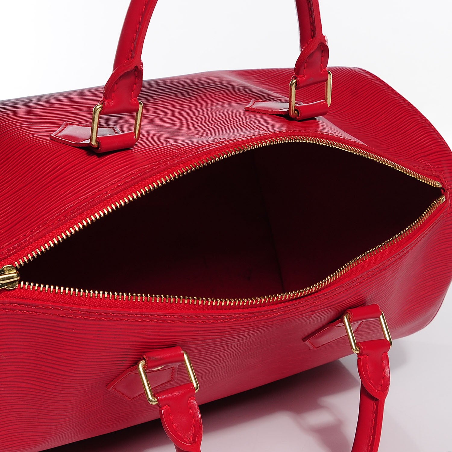 Louis Vuitton Epi Speedy 35 Rouge 5 of 7