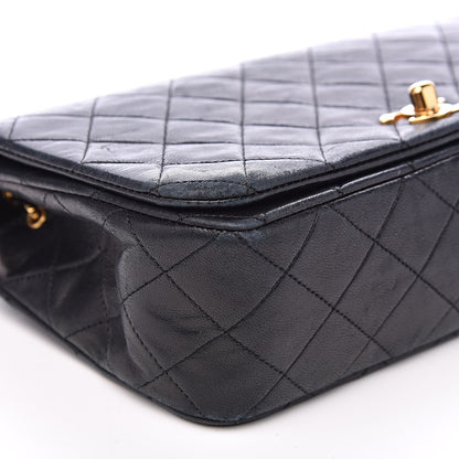 Chanel Lambskin Quilted Small Single Flap Bag Black 8 of 15