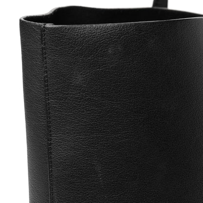 Saint Laurent Calfskin Large Shopping Tote Black 6 of 10