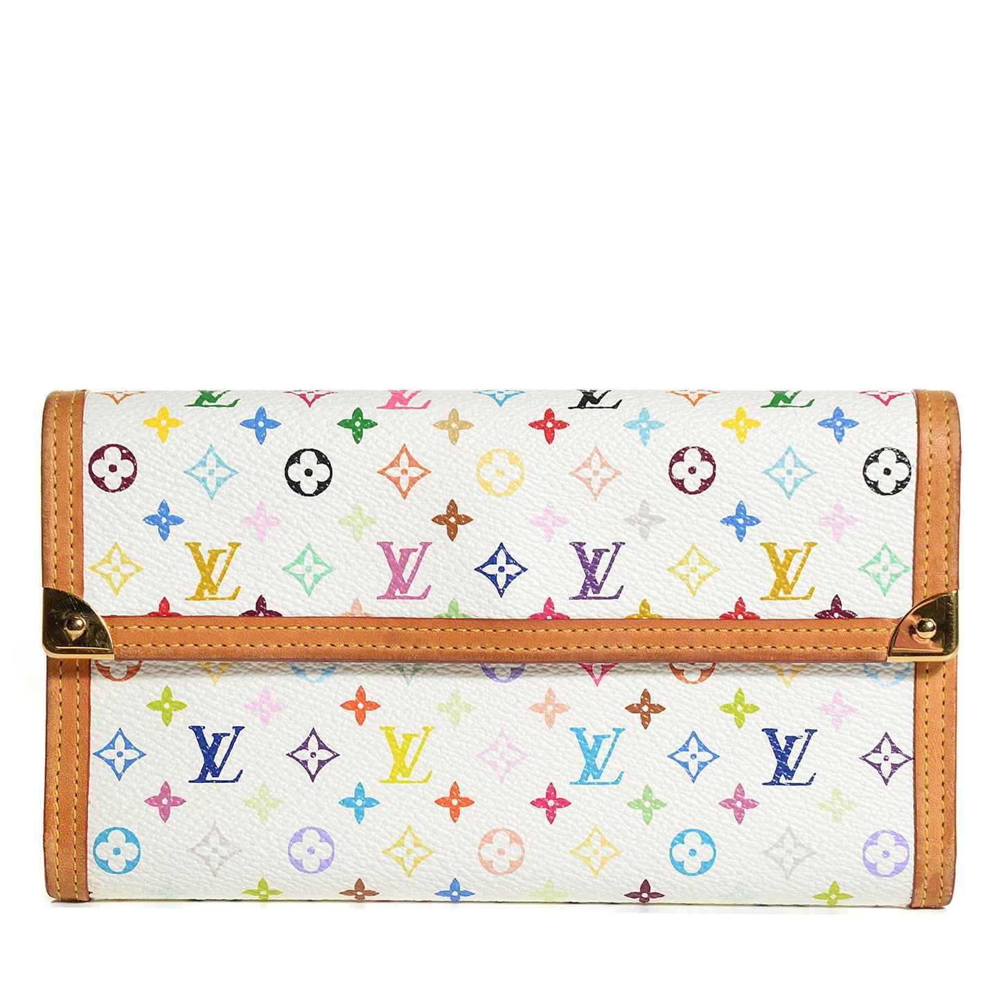 Monogram Multicolor Porte Tresor International Wallet White