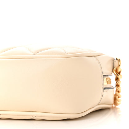 Versace Nappa Quilted La Medusa Camera Bag Off White 9 of 10