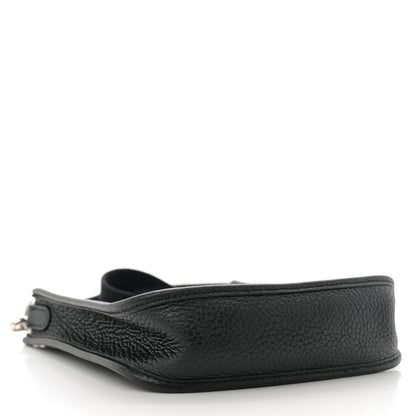 Hermes Taurillon Clemence Evelyne TPM Black 4 of 10