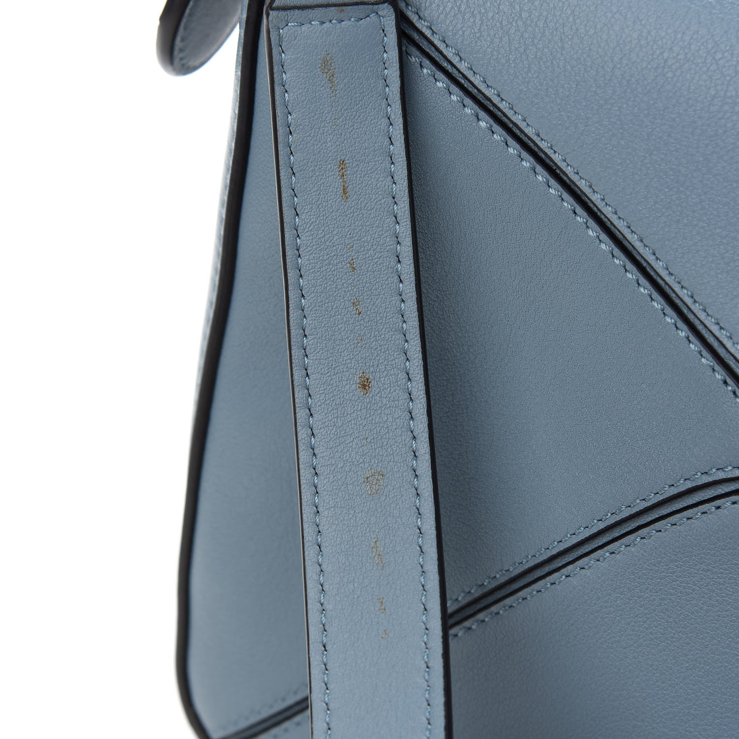 Loewe Calfskin Small Puzzle Bag Stone Blue 6 of 9