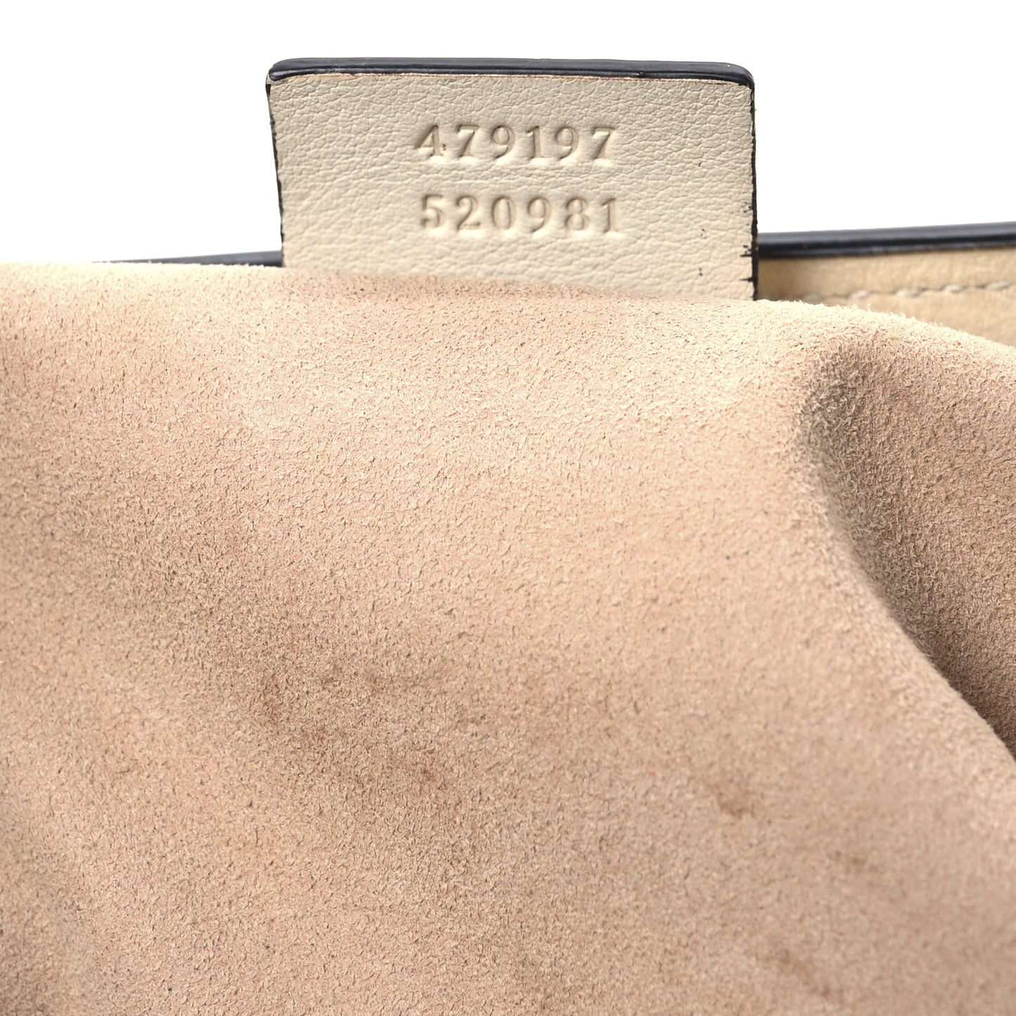 GG Supreme Monogram Medium Padlock Tote White