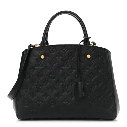 Louis Vuitton Empreinte Montaigne MM Black 1 of 10