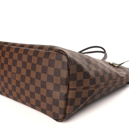 Louis Vuitton Damier Ebene Neo Neverfull MM Rose Ballerine 8 of 8