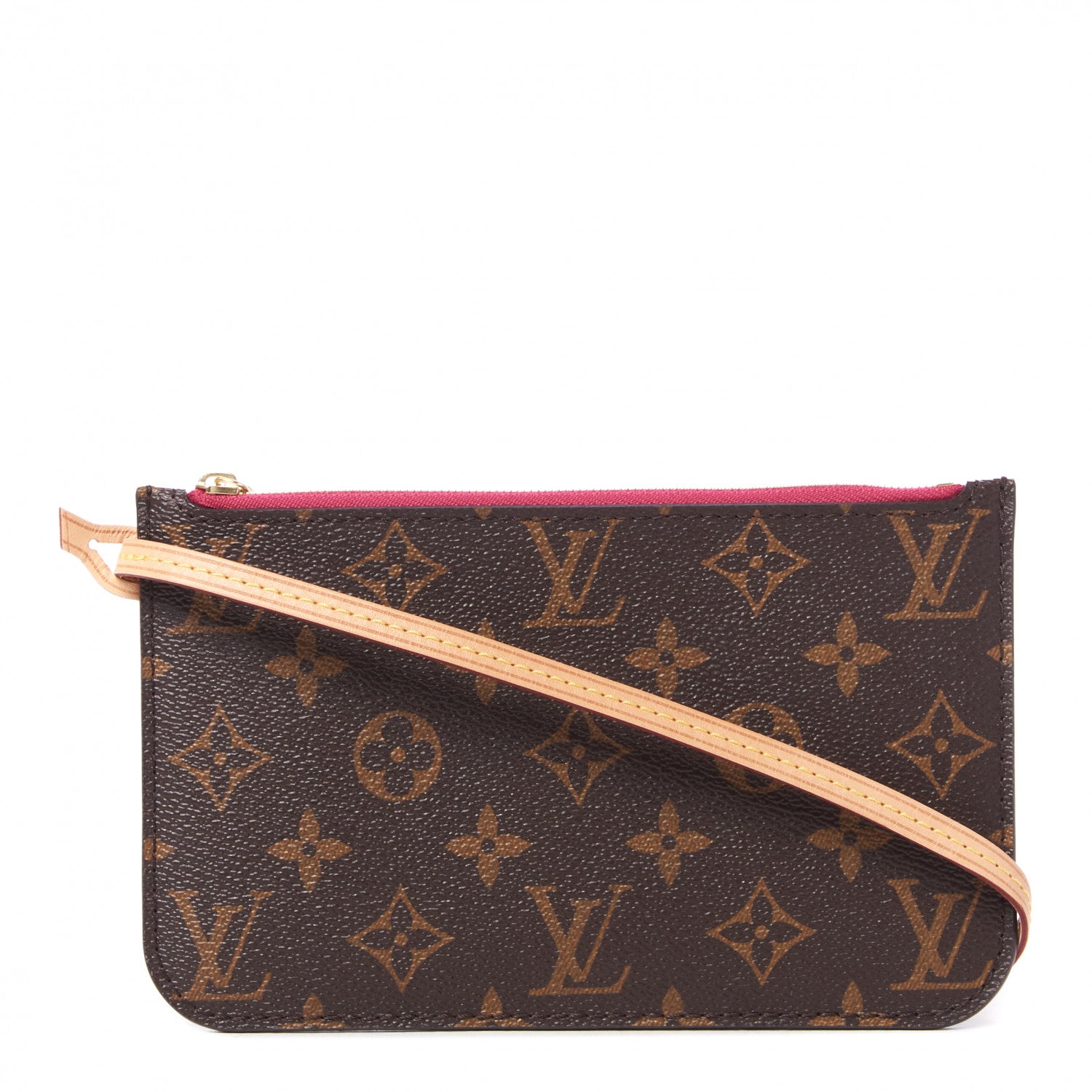 Louis Vuitton Monogram Neverfull PM Pochette Fuchsia 1 of 7