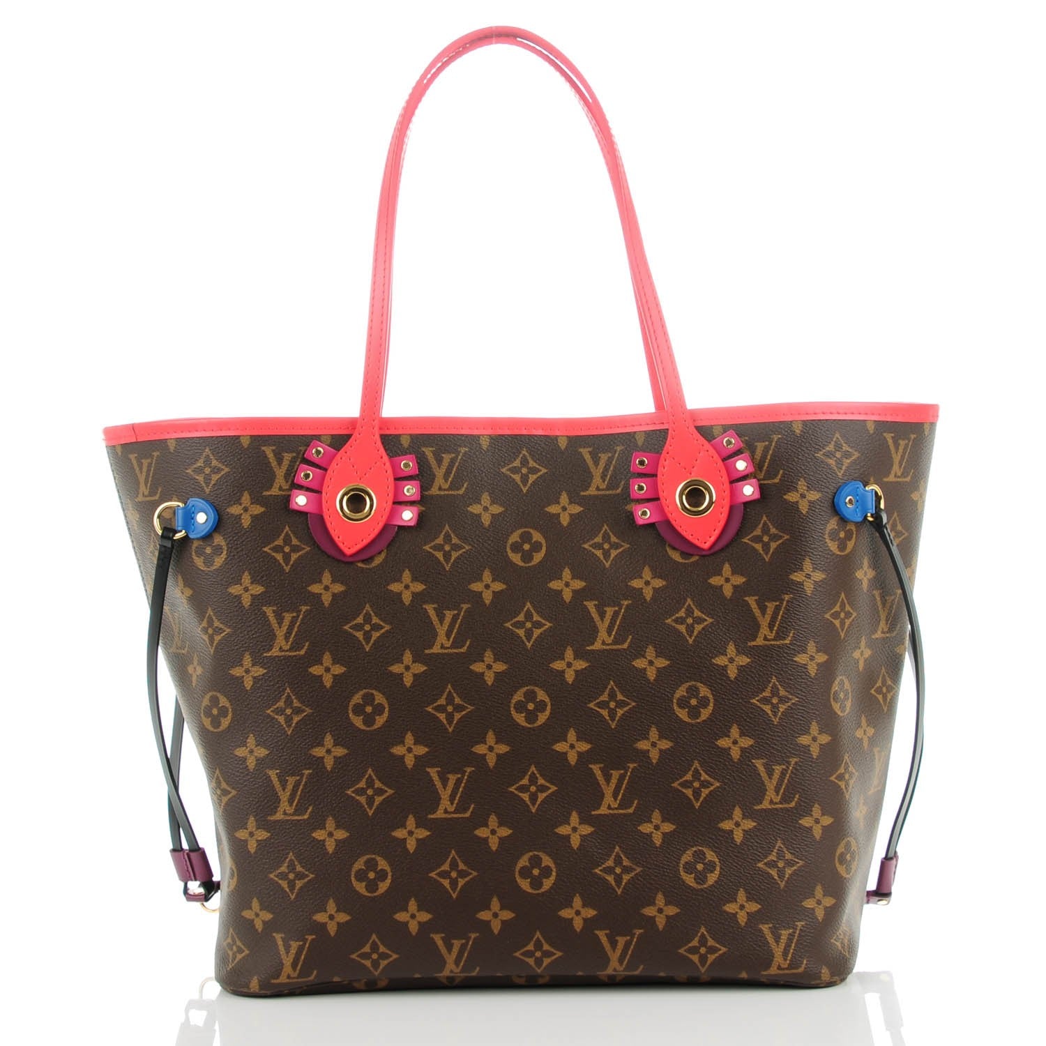 Louis Vuitton Monogram Totem Neo Neverfull MM Flamingo 3 of 8
