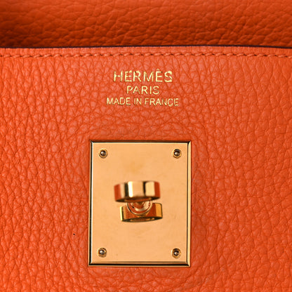 Hermes Togo Birkin 40 Orange 5 of 25