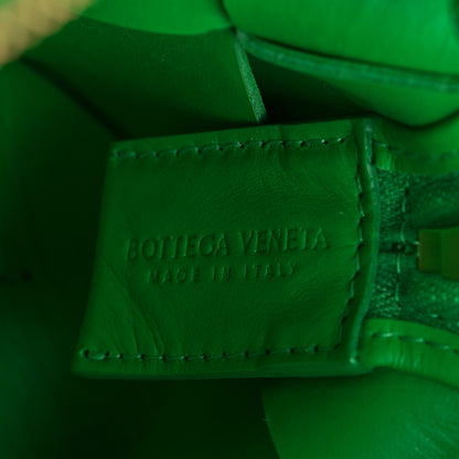 Bottega Veneta Lambskin Maxi Intrecciato Mini Cassette Camera Bag Parakeet 6 of 9