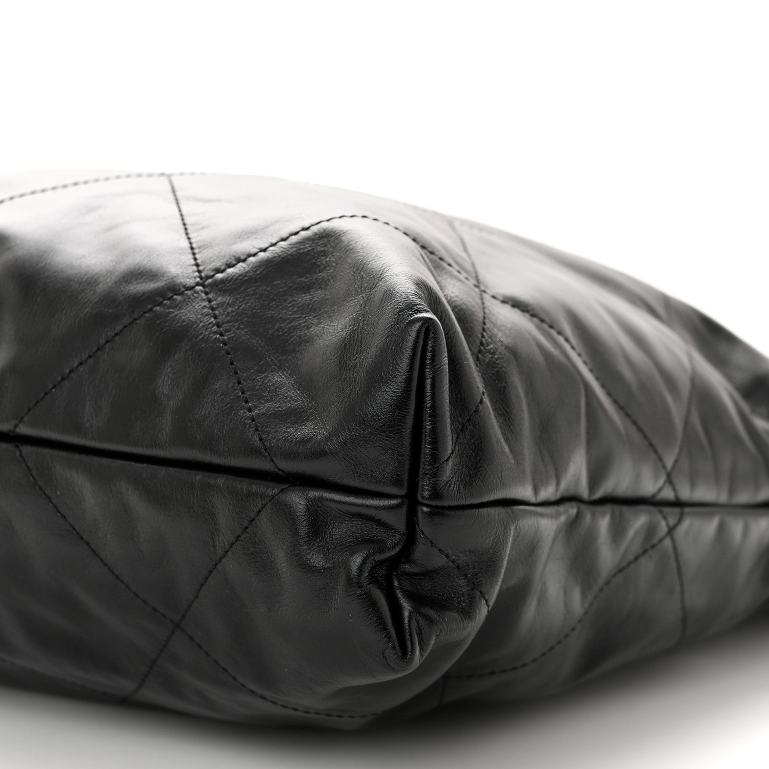 Chanel Shiny Calfskin Quilted Chanel 22 Black 11 of 11